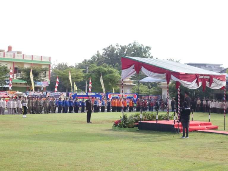 Polres Oku Gelar Upacara HUT Bhayangkara Ke-78 Di Tahun 2024