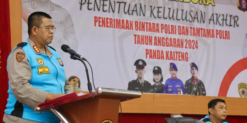 231 Peserta Seleksi Bintara dan Tamtama Polri di Kalteng Dinyatakan Lulus Terpilih