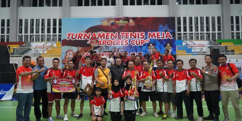 Turnamen Tenis Meja “Kapolres Cup”, Pererat Sinergi TNI/Polri dan Masyarakat di Batang