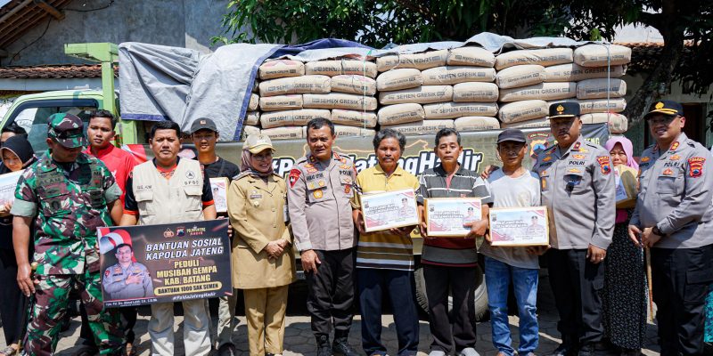 Berbagai Bantuan Dari Irjen Pol Ahmad Luthfi Percepat Pemulihan Korban Gempa Di Batang