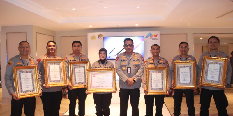 6 Satwil Jajaran Polda Kalteng Raih Penghargaan KemenPAN RB