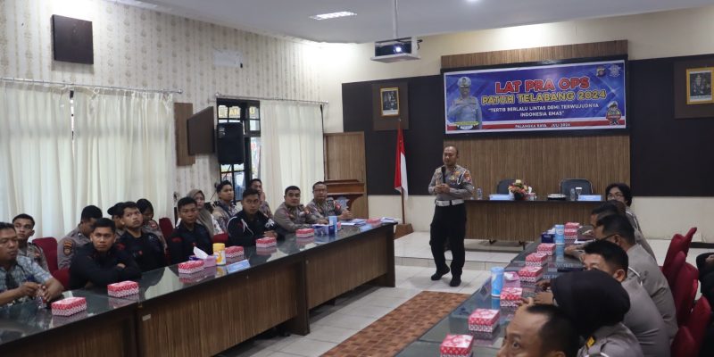 Ditlantas Polda Kalteng Gelar Latpraops Patuh Telabang 2024