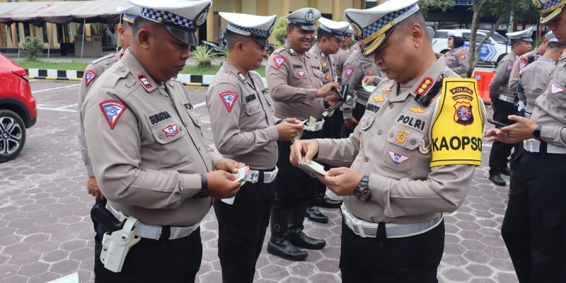 Operasi Patuh Telabang 2024. Dirlantas Polda Kalteng Lakukan Gaktiblin Terhadap Personel Ditlantas