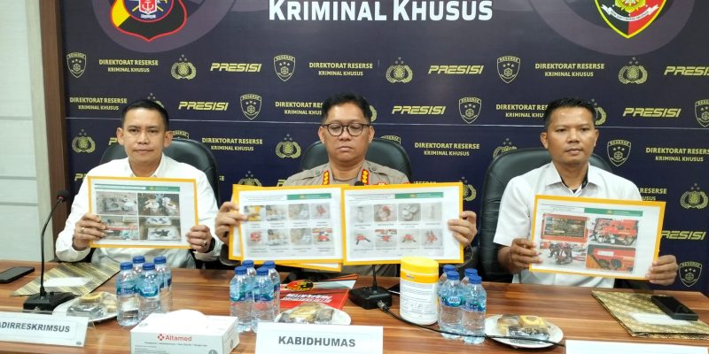 Ditreskrimsus Polda Kalteng Tetapkan Tiga Tersangka Korupsi Pengadaan Alat BPBD Kabupaten Kapuas