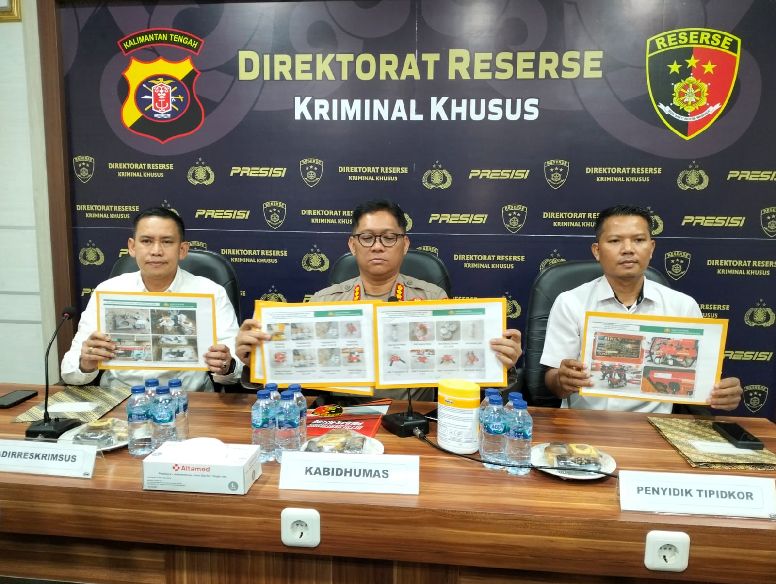 Ditreskrimsus Polda Kalteng Tetapkan Tiga Tersangka Korupsi Pengadaan Alat BPBD Kabupaten Kapuas