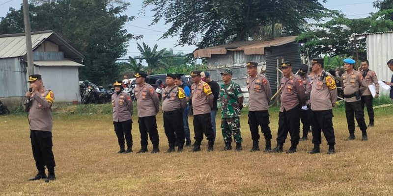 Siap Mengamankan Pengesahan Warga PSHT, Polres Pasuruan Gelar Apel Gabungan