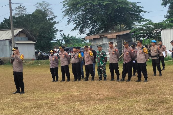 Siap Mengamankan Pengesahan Warga PSHT, Polres Pasuruan Gelar Apel Gabungan