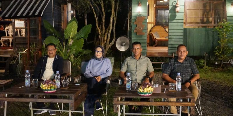 Kasdim 1016/Plk Hadiri Acara Ngobrol Santai Bersama Pj Wali Kota Palangka Raya