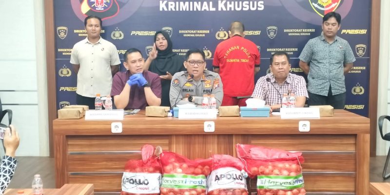 1 Tersangka Pengangkut 8,4 Ton Bawang Bombay Ilegal di Palangka Raya Berhasil Diamankan Ditreskrimsus Polda Kalteng