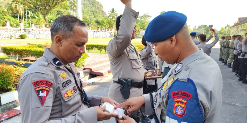 Satbrimob Kalteng Gelar Gaktiblin Bagi Personel Jaga Kedisiplinan