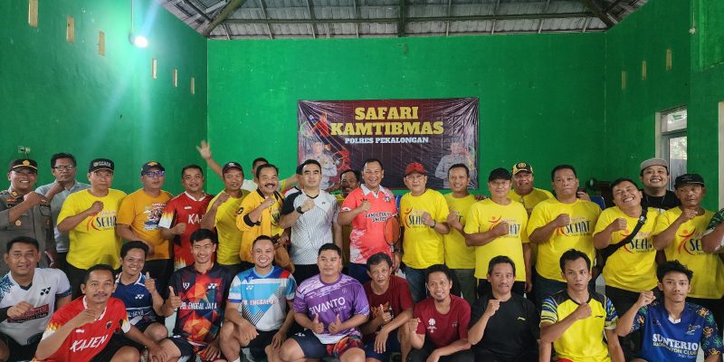 Gelar Safari Kamtibmas, Kapolres Pekalongan Silaturahmi Dengan Warga dan Paguyuban Joko Bahu Kesesi