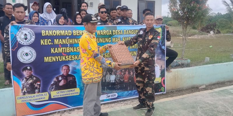 Bakormad Bersama Warga Desa Bangun Sari Siap Menjaga Kamtibmas Untuk Sukseskan Pilkada Serentak Tahun 2024