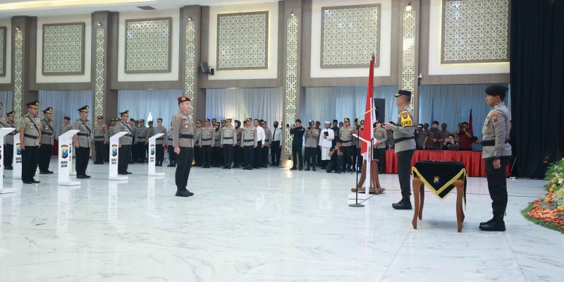 Kapolda Jatim Pimpin Sertijab Pejabat Polda dan Kapolres Jajaran Polda Jawa Timur