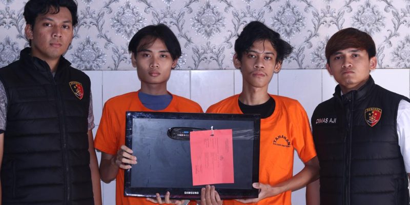 Beraksi di 4 TKP, Spesialis Maling TV Hotel Reddoors antarkota akhirnya ditangkap Polsek Genteng