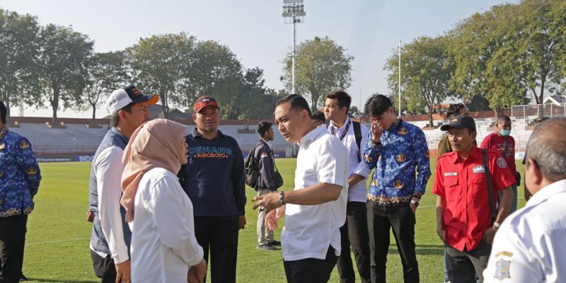 Sidak Stadion Gelora 10 November, Walikota Eri Ajak Masyarakat Ramaikan AFF U-19