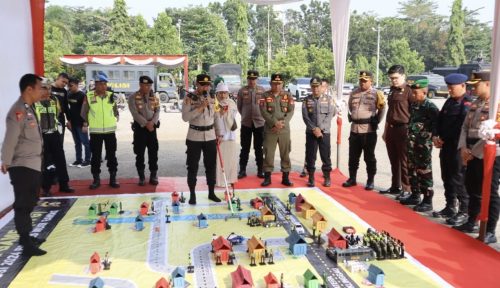 Serang Personel dan Water Cannon, Dua Massa Terkapar Tertembak, Polres Musi Rawas Bersama Stakeholder Terkait Gelar Simulasi Sispamkota Siagakan Ratusan Personel