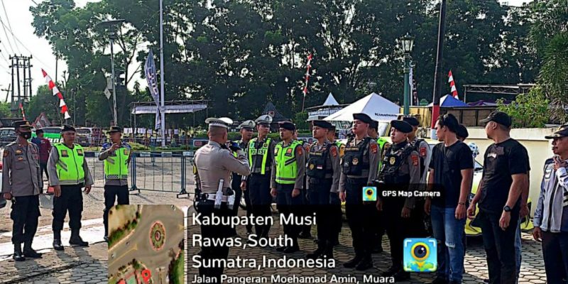 Polres Musi Rawas Kawal Pengamanan Kompetisi Drag Bike dan Drag Race 201 Meter Tahun 2024 Bupati Mura Cup