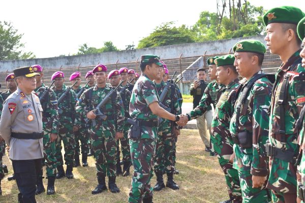 Jelang Kunker Presiden Jokowi Di Wilayah Provinsi Lampung, Danrem 043/Gatam Cek Kesiapan Pasukan Pengamanan VVIP