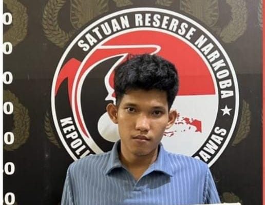 Simpan Sabu Dengan Cara di Gantung di Dinding Kamar, Satresnarkoba Polres Musi Rawas Borgol Warga Kota Lubuklinggau