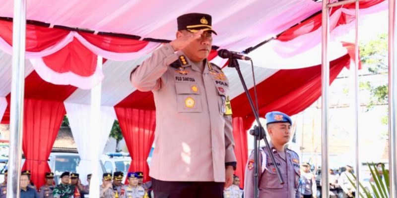 Karoops Polda Jatim Pimpin Apel Gelar Kesiapan Pasukan di Pelabuhan Ketapang Pengamanan KTT IAF II 2024 dan HLF-MSP