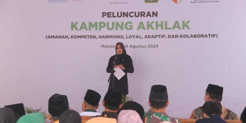 Tingkatkan Perekonomian Masyarakat, Bupati Mojokerto Luncurkan Program Kampung Akhlak bersama Baznas RI