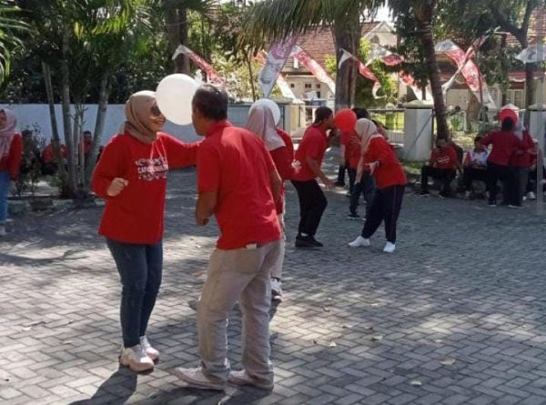 Semarak Peringati HUT RI ke 79 Disperindag Kab. Nganjuk  Laksanakan Berbagai Lomba