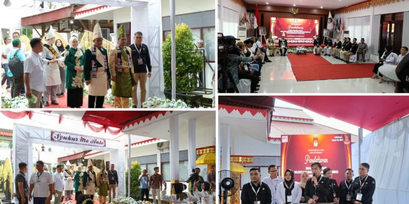 KPU Kotamobagu Menerima Pendaftaran Paslon Walikota dan Wakil Walikota, dr. Weny Gaib dan Rendy Mangkat
