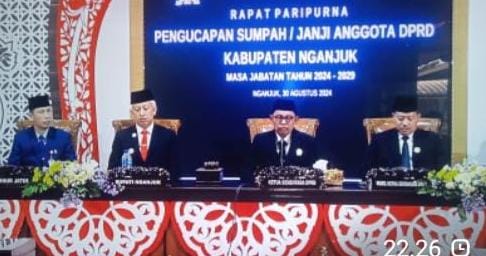 50 Anggota DPRD Kabupaten Nganjuk Periode 2024 -2029 Resmi Dilantik