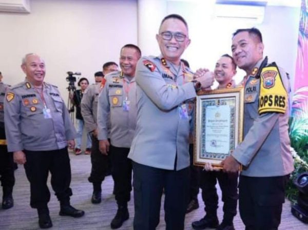 Kapolres Nganjuk Terima Piagam Penghargaan IKPA Terbaik di Lingkup Polri Tahun 2023 Dari Kapolri