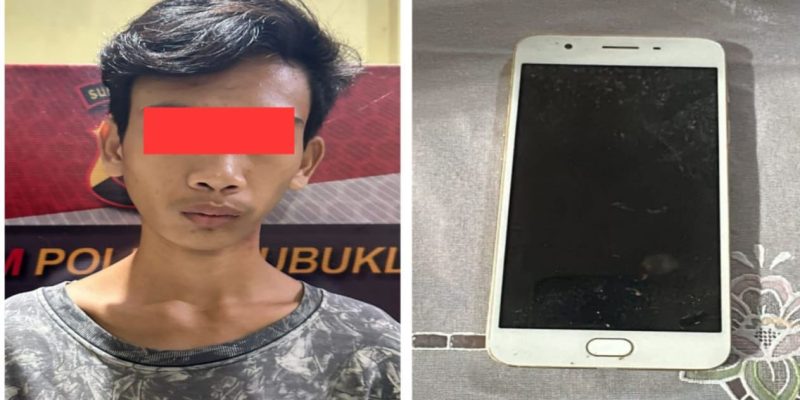 Sat Reskrim Macan Linggau Dalam Rangka Operasi Sikat Musi Menangkap Pemuda Diduga Mencuri Sebuah Hp