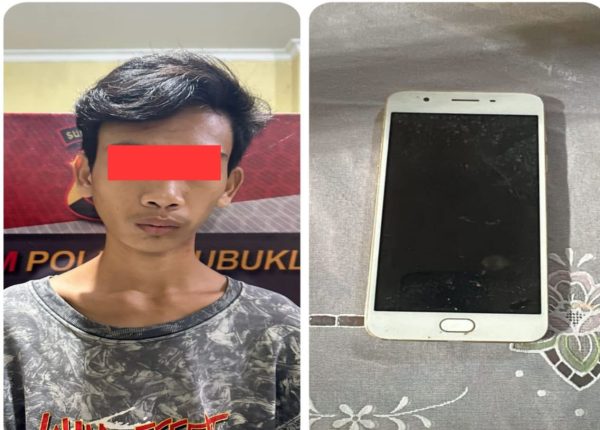 Sat Reskrim Macan Linggau Dalam Rangka Operasi Sikat Musi Menangkap Pemuda Diduga Mencuri Sebuah Hp