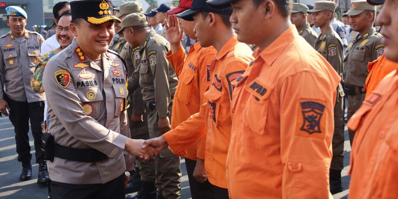 Jamin Kondusifitas Pilkada 2024, Polrestabes Surabaya Gelar Pasukan Operasi Mantab Praja