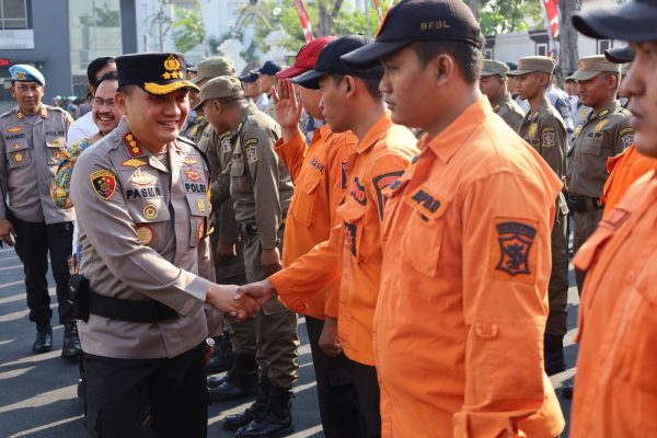 Jamin Kondusifitas Pilkada 2024, Polrestabes Surabaya Gelar Pasukan Operasi Mantab Praja