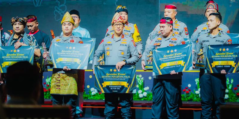 Gebrakan ‘He For She’ Irjen A Rachmad Wibowo, Kapolda Sumsel Sabet Juara II di Awarding Day Kreasi Setapak Perubahan Polri