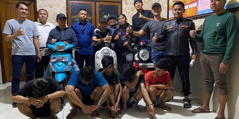 Tim Anti Bandit Polsek Simokerto Bekuk 6 Pelaku Begal