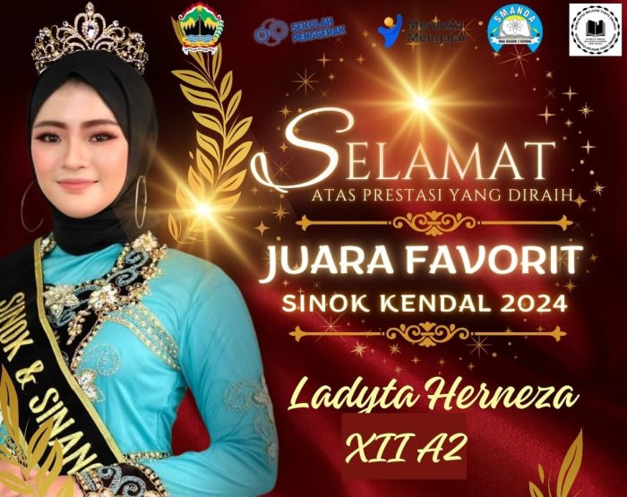 Ladyta Harneza Sabet Juara Favorit di Grand Final Sinang Sinok Kendal