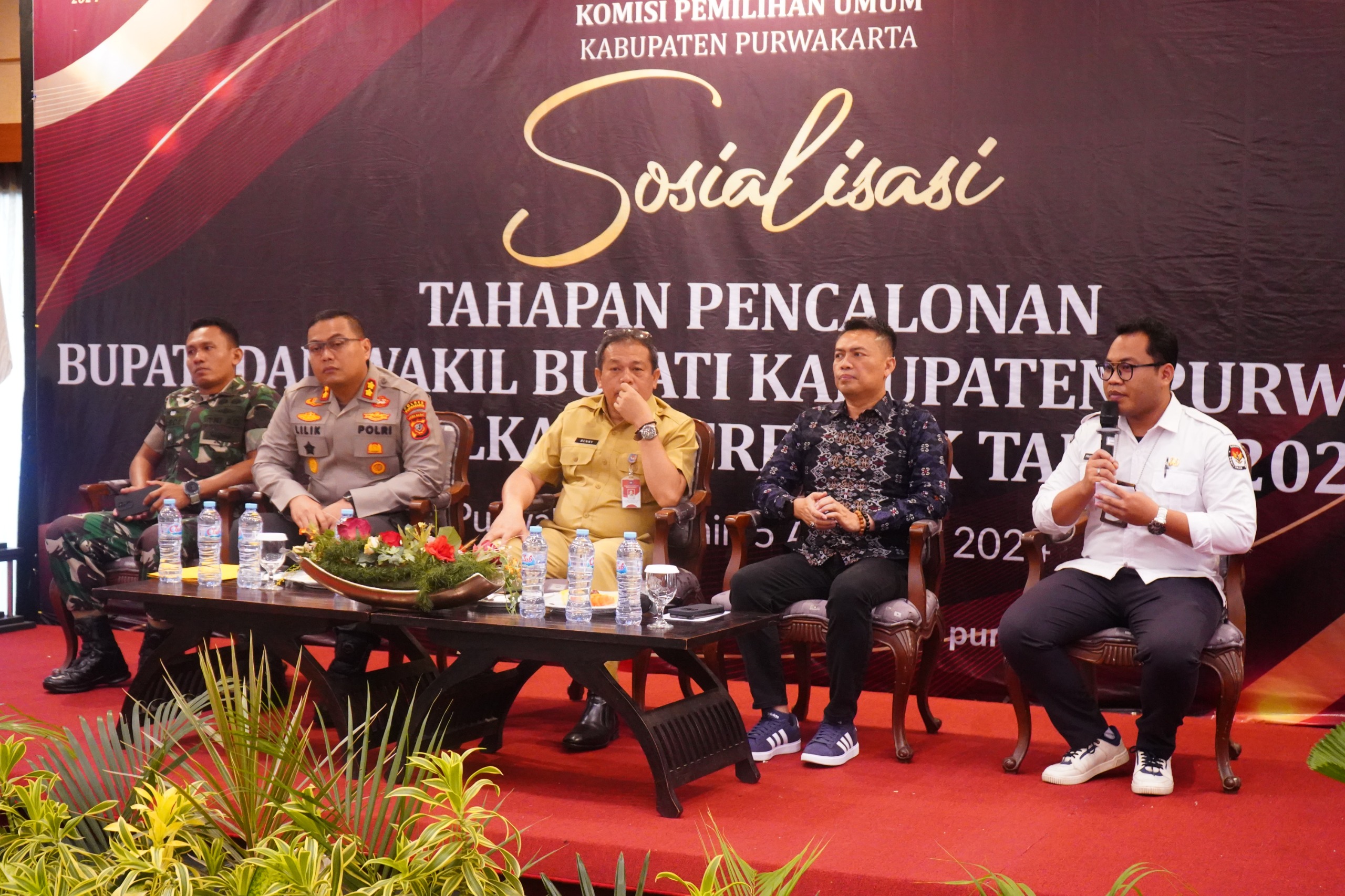 AKBP Lilik Ardiansyah Kapolres Purwakarta Menyampaikan Siap Amankan Jalannya Pilkada Serentak