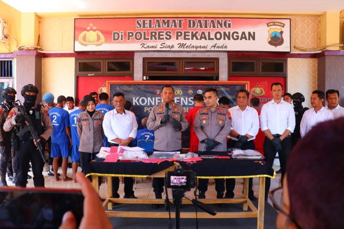 Polres Pekalongan Ungkap 9 Kasus Selama Juli 2024