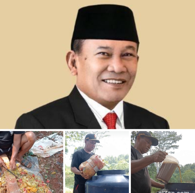 Ketua DPRD Jawabarat Brigjen.TNI Purn.Taufik Hidayat Dari Fraksi Gerindra Memberikan Bantuan Fasilitas Pembuatan Pupuk Organik Cair (POC)