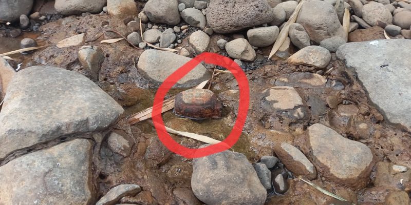 Sebuah Granat Nanas Ditemukan Warga di Tepi Sungai Gupit Kajen
