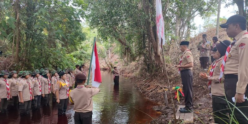 Dandim 1016/Plk Buka Pelaksanaan Kemah Saka Wira Kartika Kodim 1016/Palangka Raya