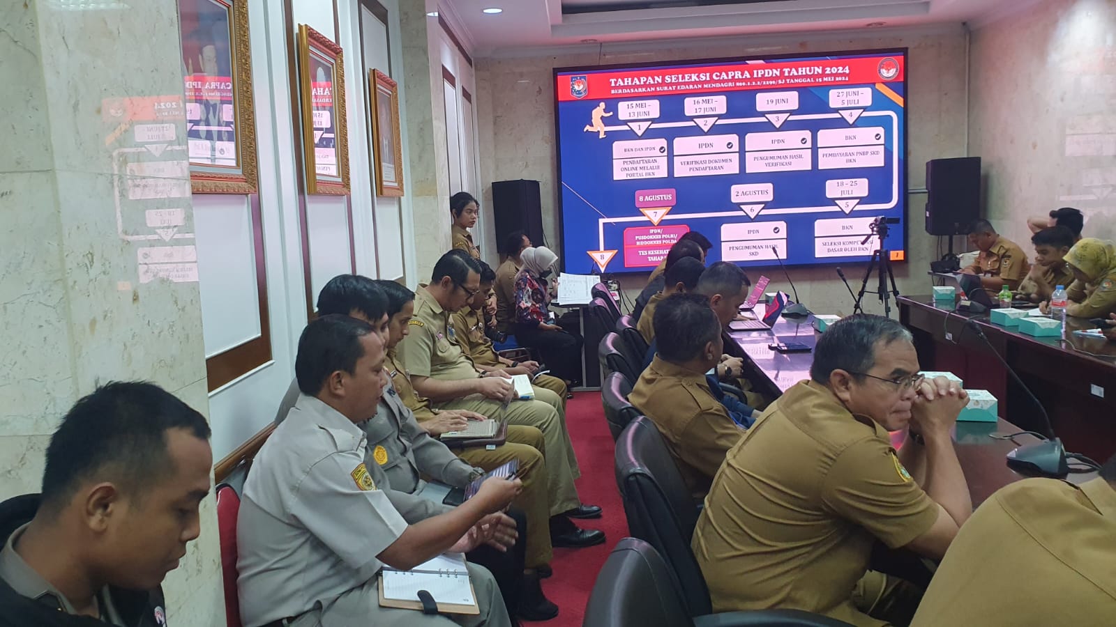 1.493 peserta Seleksi Penerimaan Calon Praja IPDN Tahun 2024 lolos tes Kesehatan