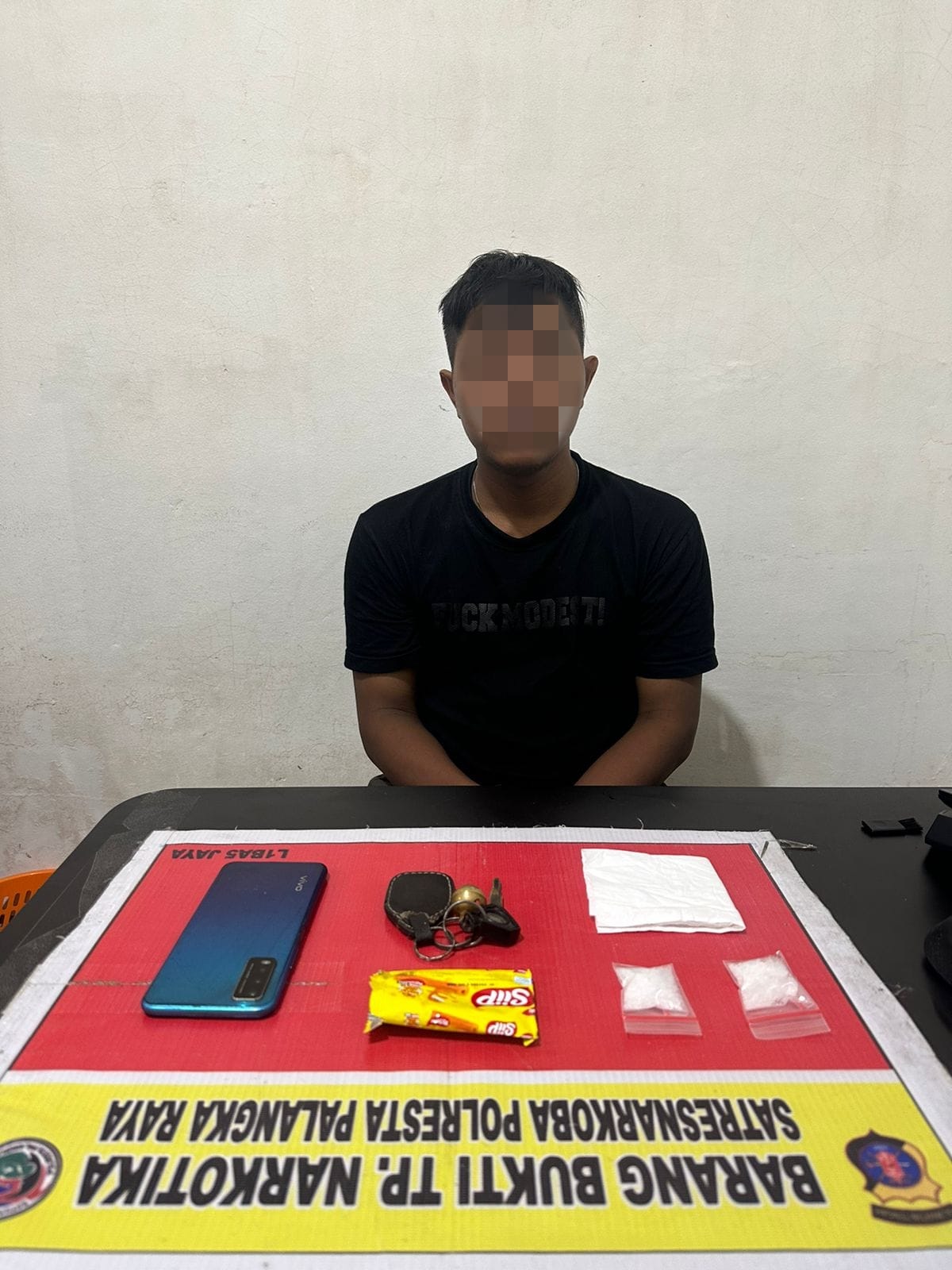 Satresnarkoba Polresta Palangka Raya Sita 10,82 Gram Paket diduga Sabu