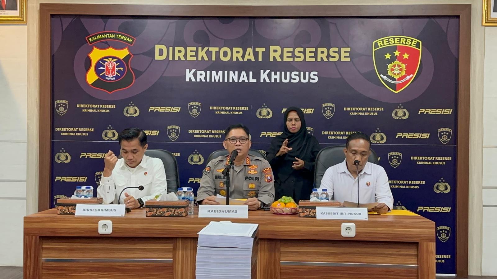 Polda Kalteng Amankan 2 Tersangka dan 1 DPO Kasus Dugaan Korupsi Pembangunan Expo Sampit
