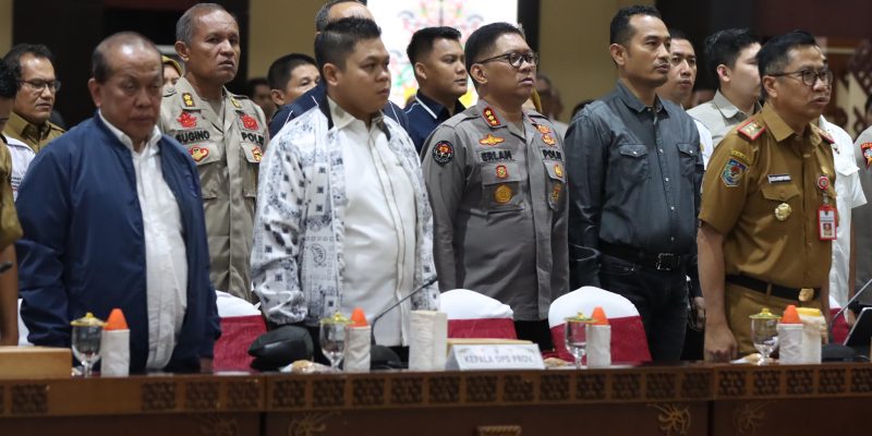 Kapolda Hadiri Rakor Bersama Mentan RI Bahas Optimasi Lahan dan Cetak Sawah di Kalteng