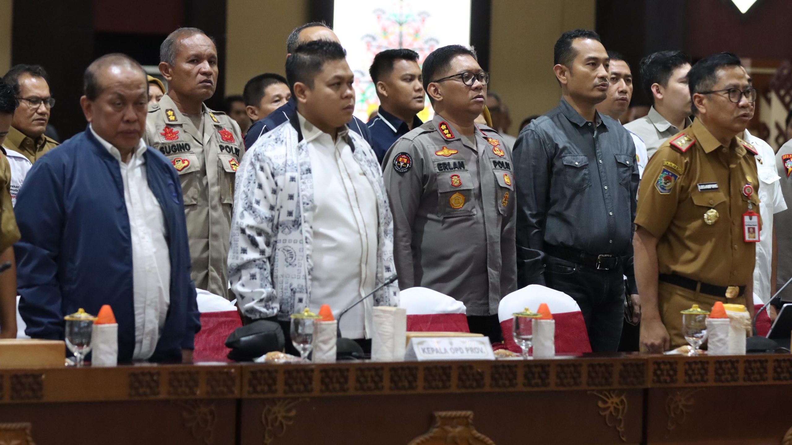 Kapolda Hadiri Rakor Bersama Mentan RI Bahas Optimasi Lahan dan Cetak Sawah di Kalteng