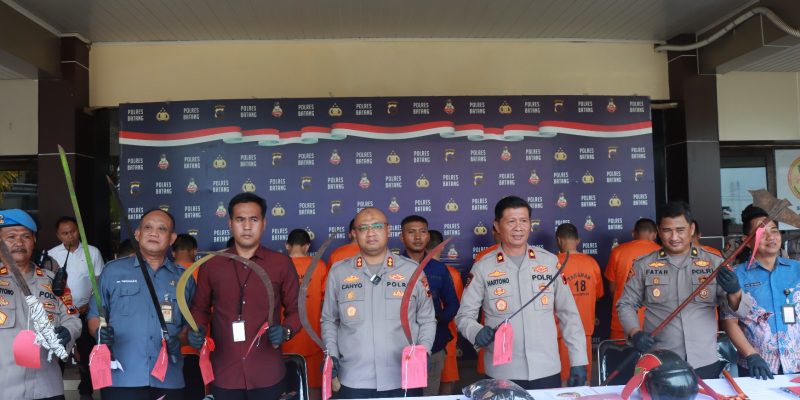 Polres Batang Bekuk Pelaku Tawuran Lintas Daerah