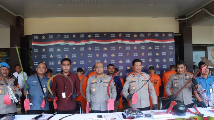 Polres Batang Bekuk Pelaku Tawuran Lintas Daerah
