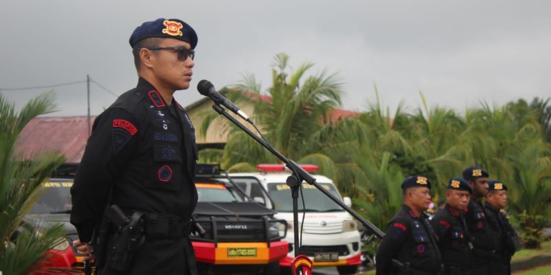 Jelang Pilkada 2024, Batalyon B Pelopor Satbrimob Polda Kalteng Gelar Apel Personel dan Sarpras