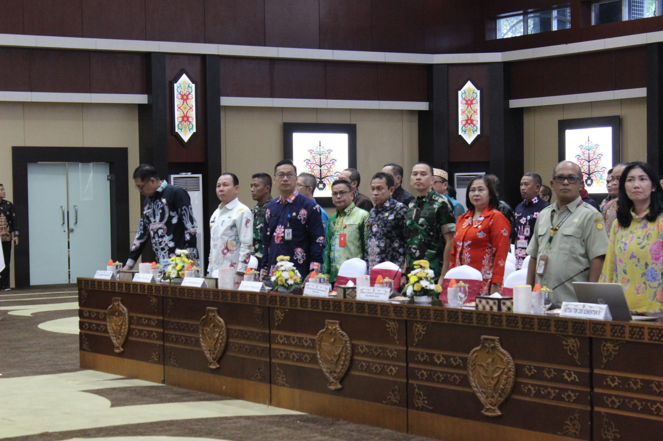 Dandim 1016/Plk Hadiri Rapat Kerja Pemantapan Optimasi Lahan Food Estate Padi Nasional di Provinsi Kalteng